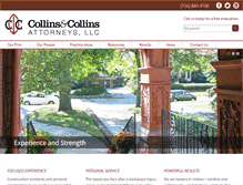 Tablet Screenshot of collinscollins.com